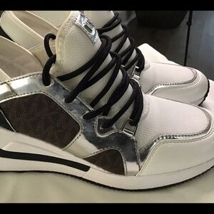 Michael Kors Wedge Sneakers Sz 8 M